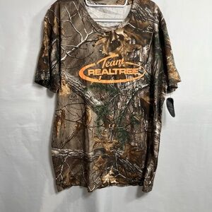 NWT Realtree Men's Short Sleeve Camouflage Tee Sz XL
